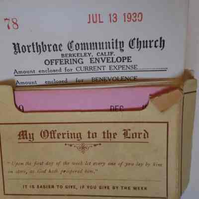 Church Offering Envelopes
