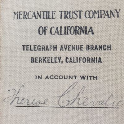 Therese and Ragnhild M. Chevalier financial records, 1925