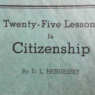 Twenty-five lessons in citizenship