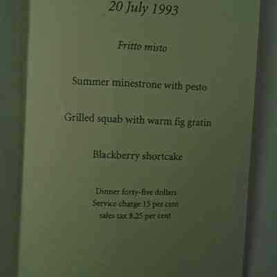 opened menu