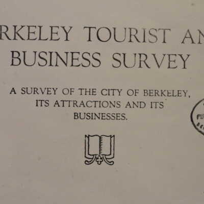 Berkeley Tourist and Business Survey (F869.B5B5 1924)