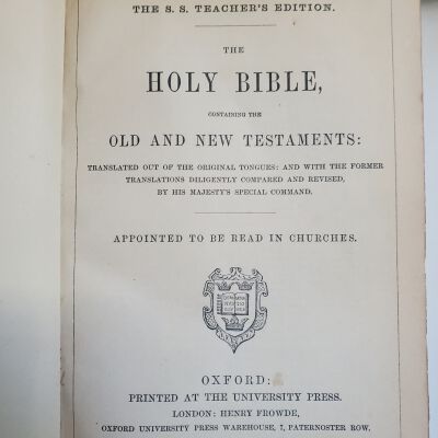 Bible. English