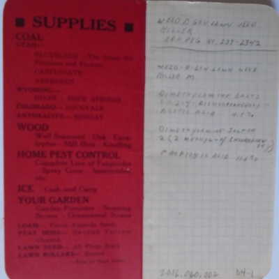 inside, first page