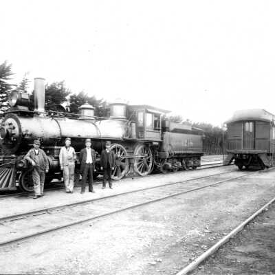 SP steam train, engine 1218