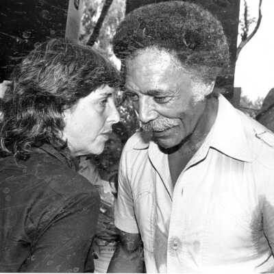 Barbara Lubin and Ron Dellums