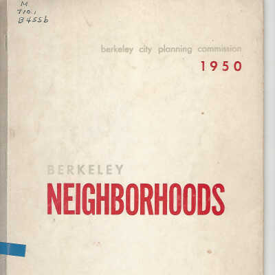Berkeley Neighborhoods - 1950
