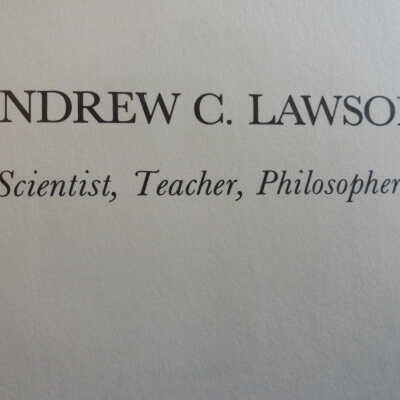 Andrew E. Lawson: Scientist, Teacher, Philosopher