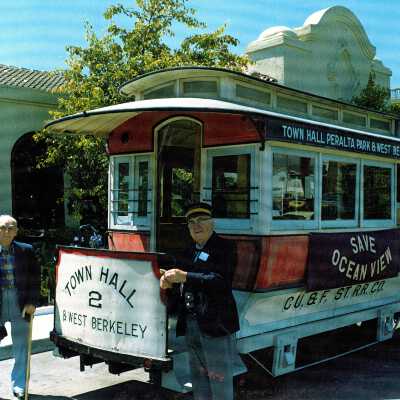 Louis Stein and his cable car