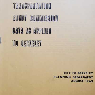 Reports on transit studies in Berkeley