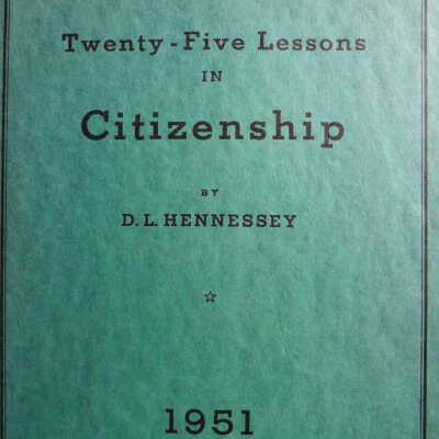 Twenty-five lessons in citizenship