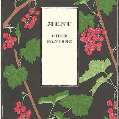 Chez Panisse Menu