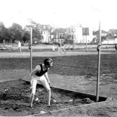An athlete on the field at BHS