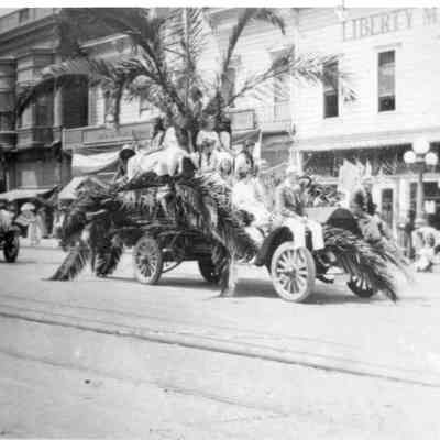 A parade on Shattuck Ave.