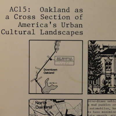 AC15 : Oakland as a Cross Section of American Urban Cultural Landscape