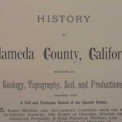History of Alameda County, California