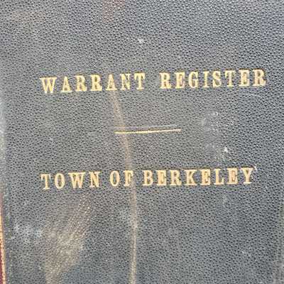 City of Berkeley ledgers and account books, ca. 1895-1945