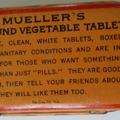 bottom of tin box