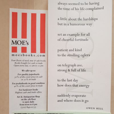 Moe's Books material