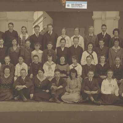 Willard School graduating class, Feb 1919