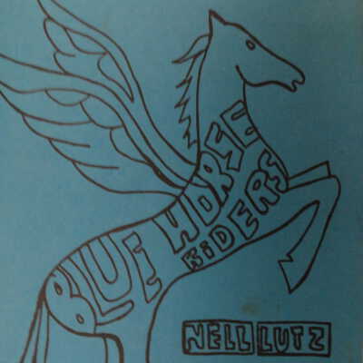 Blue horse riders