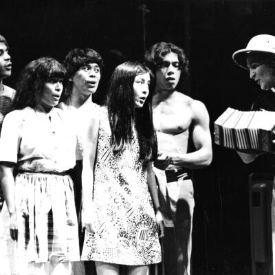 Singing at Berkeley Repertory Theatre