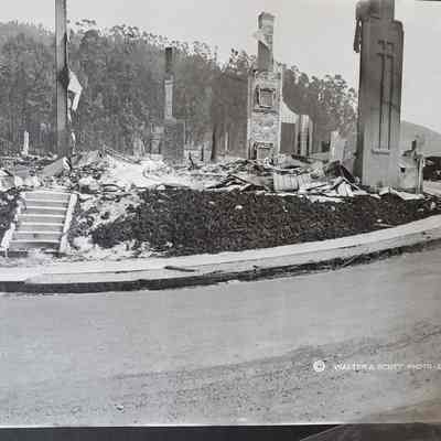 Panorama photographs of 1923 fire