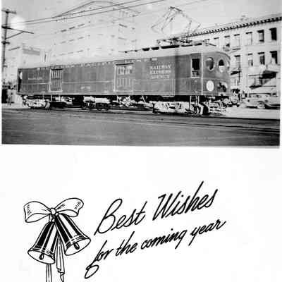 A Holiday Card from the Railway Express Agency