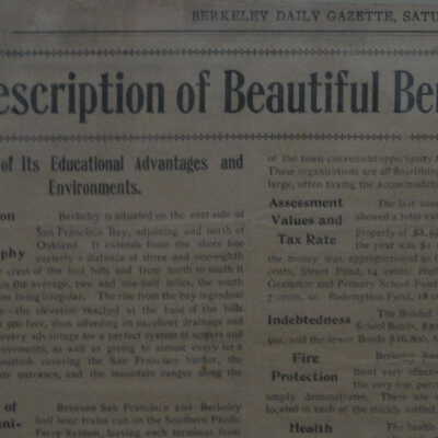 Description of beautiful Berkeley