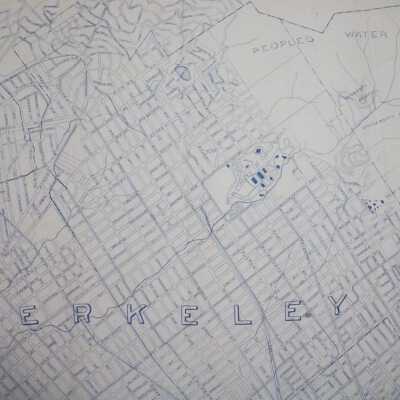 Map of Berkeley Great Western Power Co., 1915