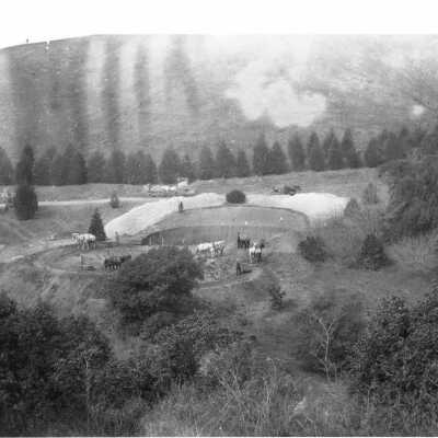Summit Reservoir under construction