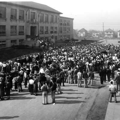 Berkeley High School - Student rally