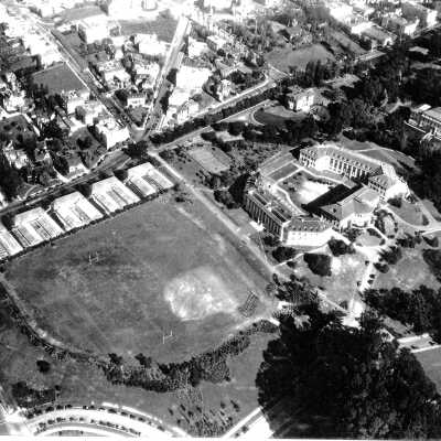 University of California aerial northwest corner