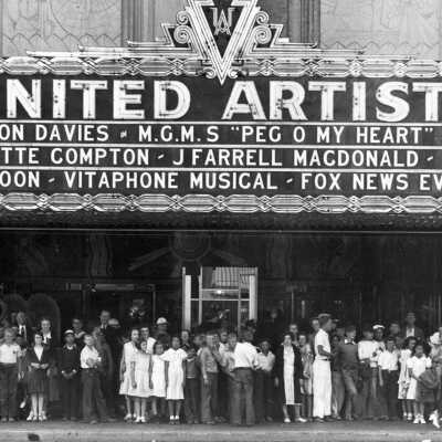 United Artists Theater Marquee, 1933