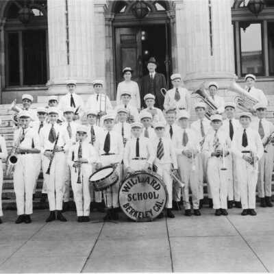 Willard School band, Santa Rosa, 1920
