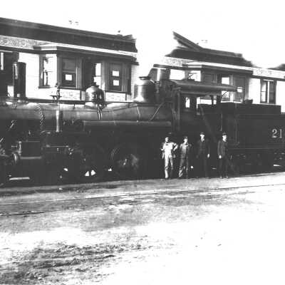 SP Steam Berryman Station