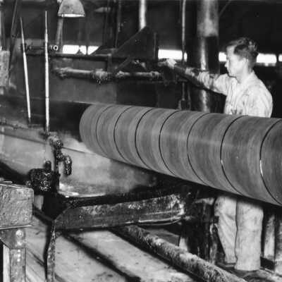 Spiral wrapping machine