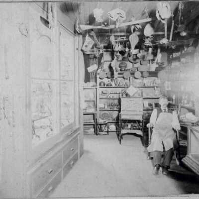 Sam Taylor's shop, 1891
