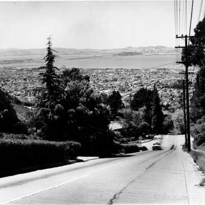 Marin Avenue, with panorama in background