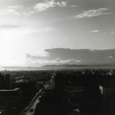 Aerial west down Bancrof t Way