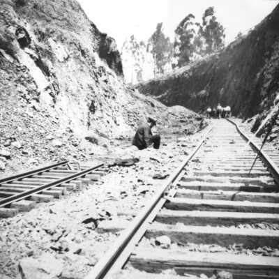 SP Northbrae Tunnel under construction