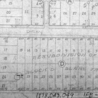 Resubdivision of block D, Blake Tract