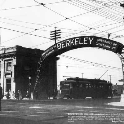 Arch, University Ave at Pablo