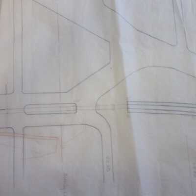 BART planning documents for the intersection of Adeline and Grove where BART emerges from Berkeley