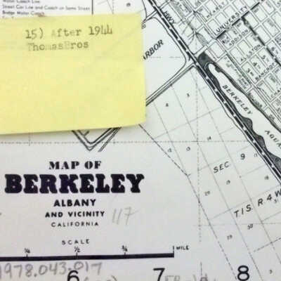 Map of Berkeley, Albany and Vicinity