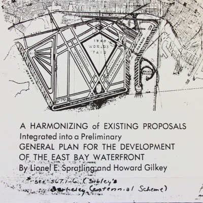 Preliminary general plan for the development of the East Bay waterfront, 1950