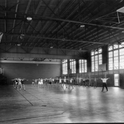 Berkeley High School - Boys' gym class