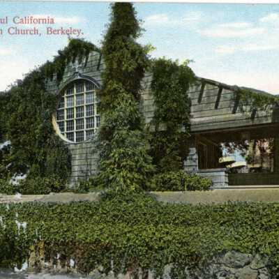 Beautiful California. The Unitarian Church, Berkeley.