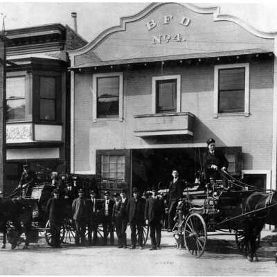 Fire Station #4, Fire Truck, Firemen