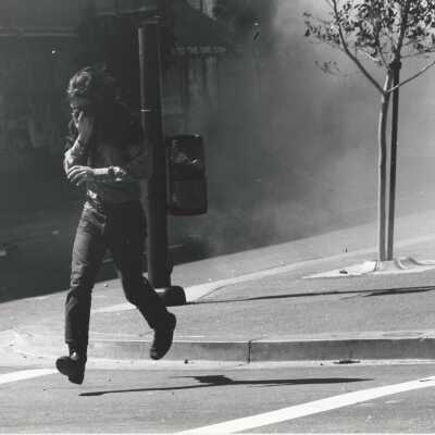Tear gas on Telegraph Avenue
