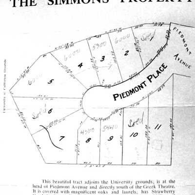 The Simmons Property. 1921